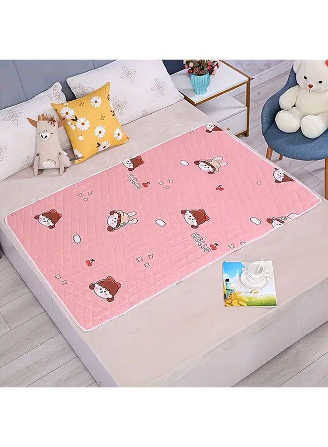 Green Dinosaur Washable Absorbent Leak Proof Training Mat 19 69x27 56 Inch for Elderly Care Menstrual Pet Protection - Image 5